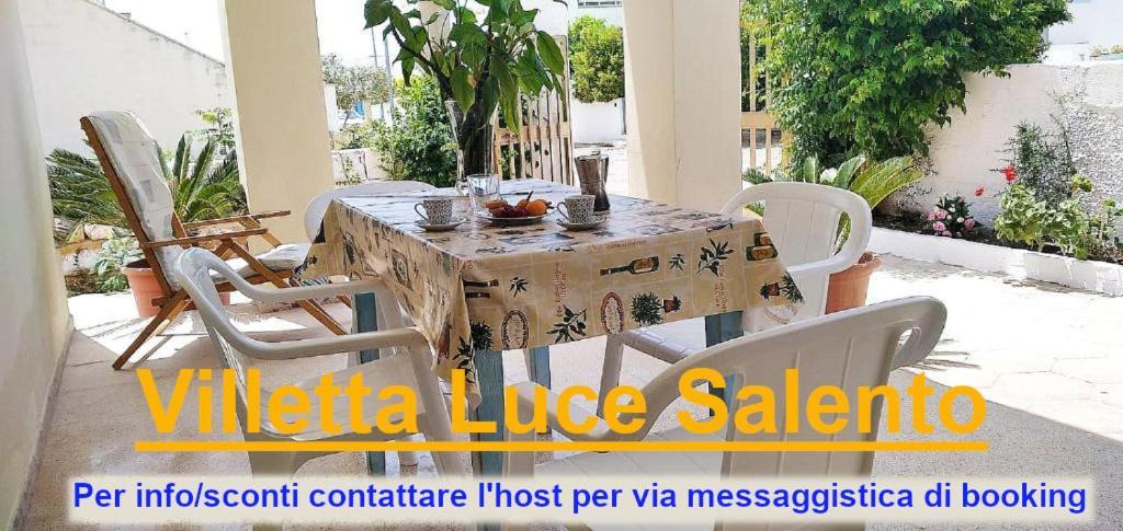 Villetta Luce Salento Marina Di Pescoluse Exteriér fotografie